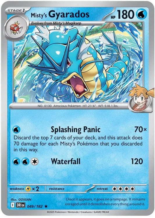 Misty's Gyarados Holofoil