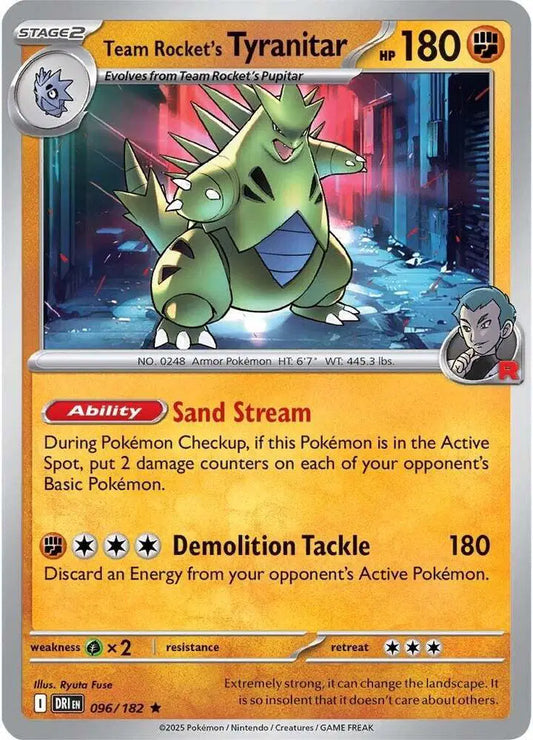 Team Rocket's Tyranitar Holofoil