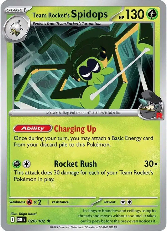 Team Rocket's Spidops Holofoil