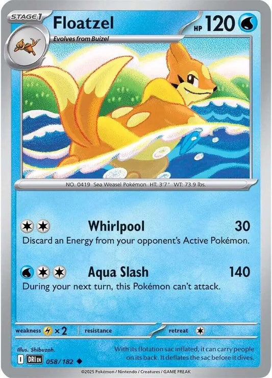 Floatzel Reverse Holofoil