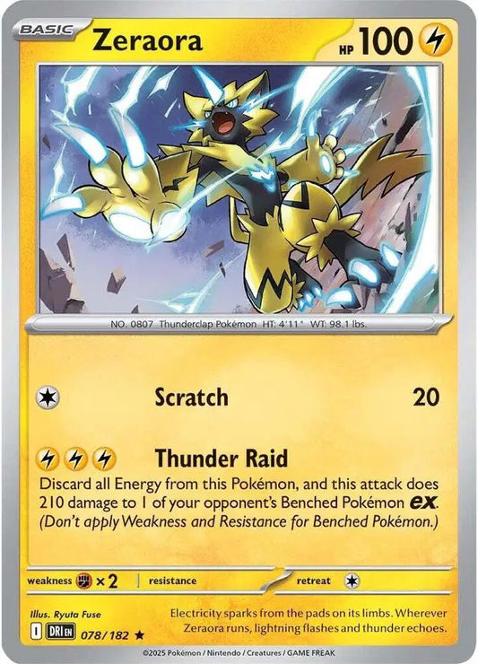 Zeraora Holofoil