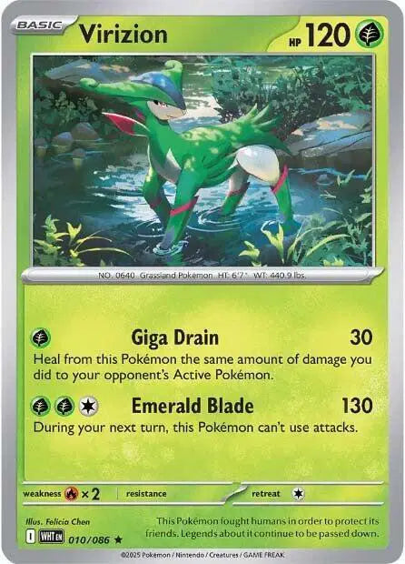Virizion Holofoil