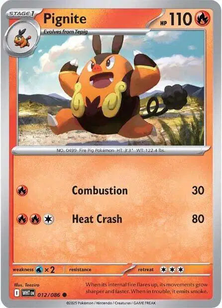 Pignite Reverse Holofoil