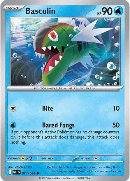 Basculin Reverse Holofoil