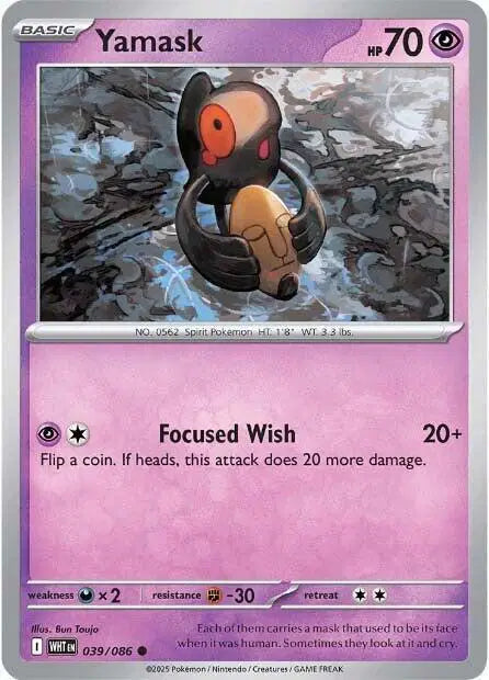 Yamask Reverse Holofoil