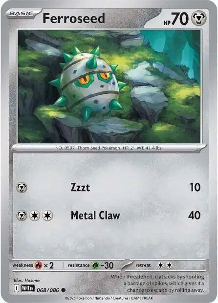 Ferroseed Reverse Holofoil