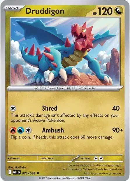 Druddigon Reverse Holofoil