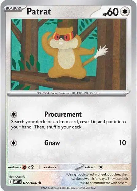Patrat Reverse Holofoil