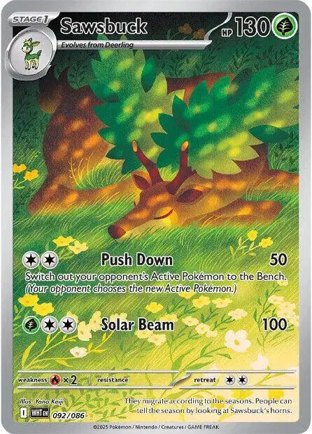 Sawsbuck Illustration Rare