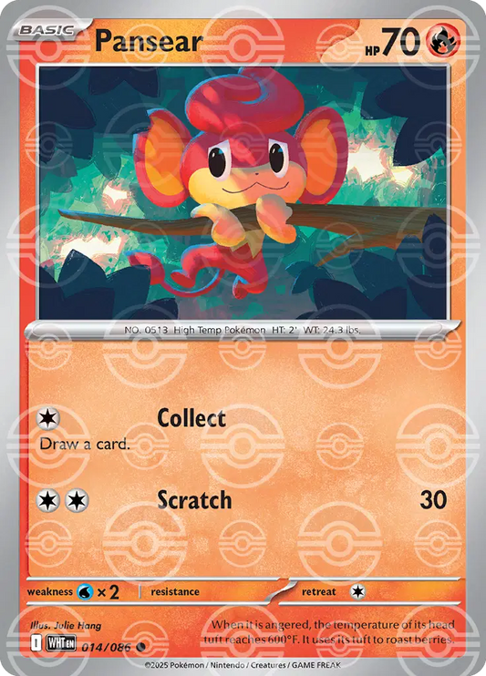 Pansear (Poke Ball Pattern)