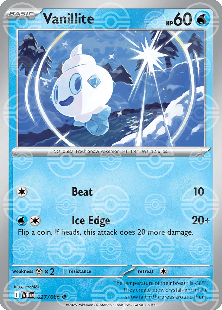 Vanillite (Poke Ball Pattern)