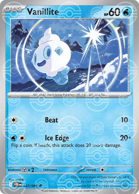 Vanillite (Poke Ball Pattern)
