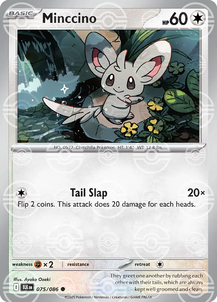 Minccino (Poke Ball Pattern)