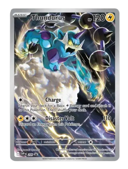 Near Mint 2025 Thundurus – Scarlet & Violet Promo #209