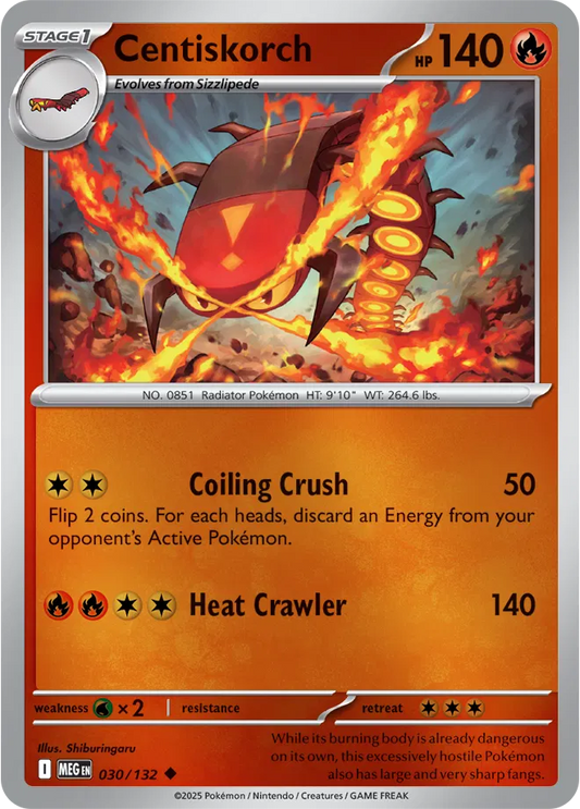 ✨🐉🌟 Near Mint 2025 Pokémon Chi-Yun Reverse Holo – Mega Evolutions #031/132 ✨🐉🌟