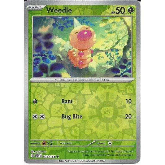 Weedle Reverse Holofoil