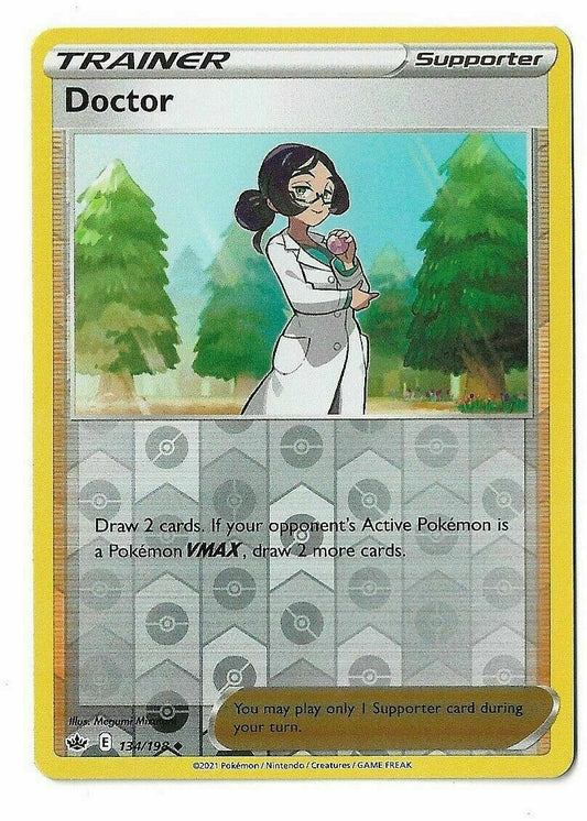 Near Mint 2021 Pokemon Doctor – Chilling Reign #134/198