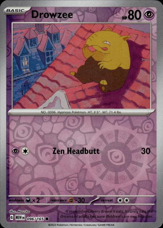Drowzee Reverse Holofoil