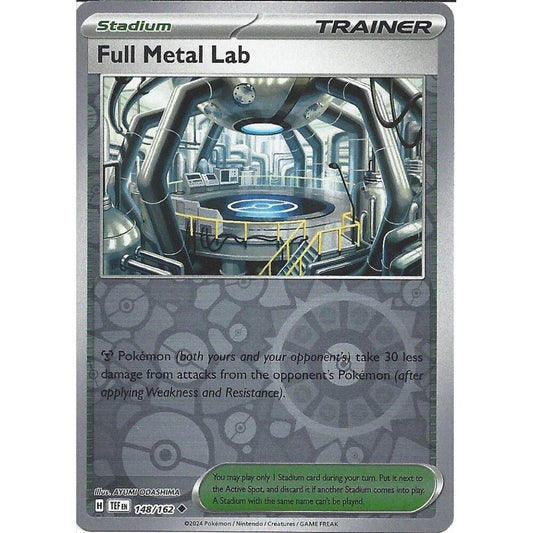 Near Mint 2024 Pokémon Full Metal Lab Reverse Holo – Temporal Forces #148/162 | Special Trainer Card