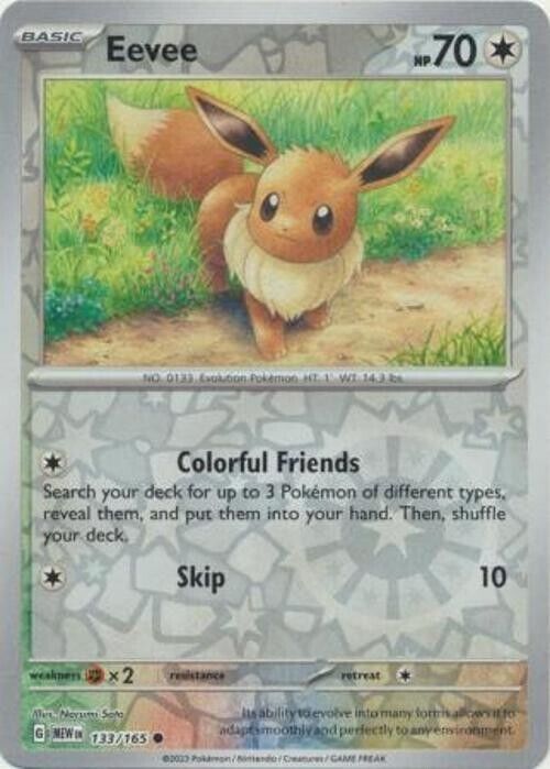 Eevee Reverse Holofoil