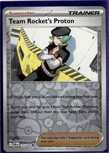 Team Rocket's Proton Reverse Holofoil