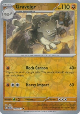 Graveler Reverse Holofoil