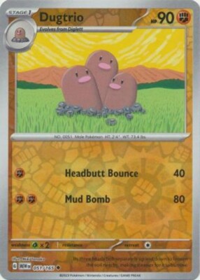 Dugtrio Reverse Holofoil