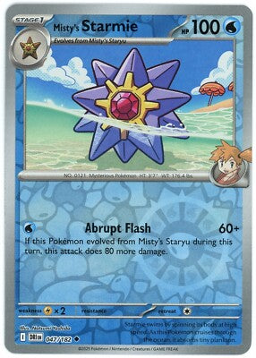 Misty's Starmie Reverse Holofoil