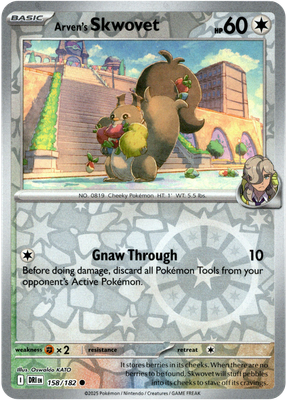 Arven's Skwovet Reverse Holofoil