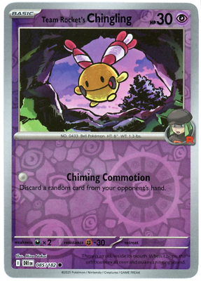 Team Rocket's Chingling Reverse Holofoil