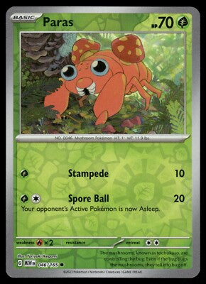 Paras Reverse Holofoil