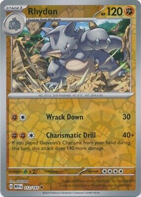 Rhydon Reverse Holofoil