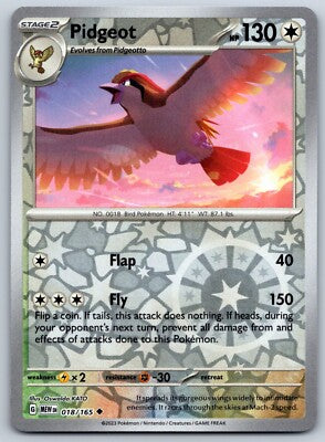 Pidgeot Reverse Holofoil
