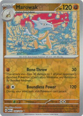 Marowak Reverse Holofoil